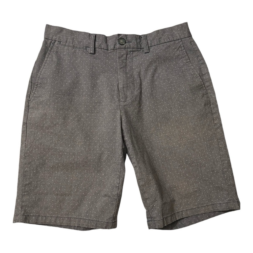 OLD NAVY Men’s Size 30 Shorts Slim Fit Dark Gray Polka Dot Casual Twill …